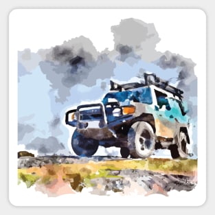 Toyota FJ Cruiser at Mojave National Preserve, USA Magnet